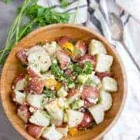 Greek Style Red Potato Salad