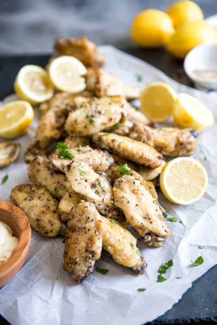 lemon pepper dry rub chicken wings