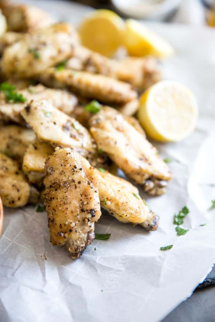 Baked Lemon Pepper Chicken Wings Lemons for Lulu
