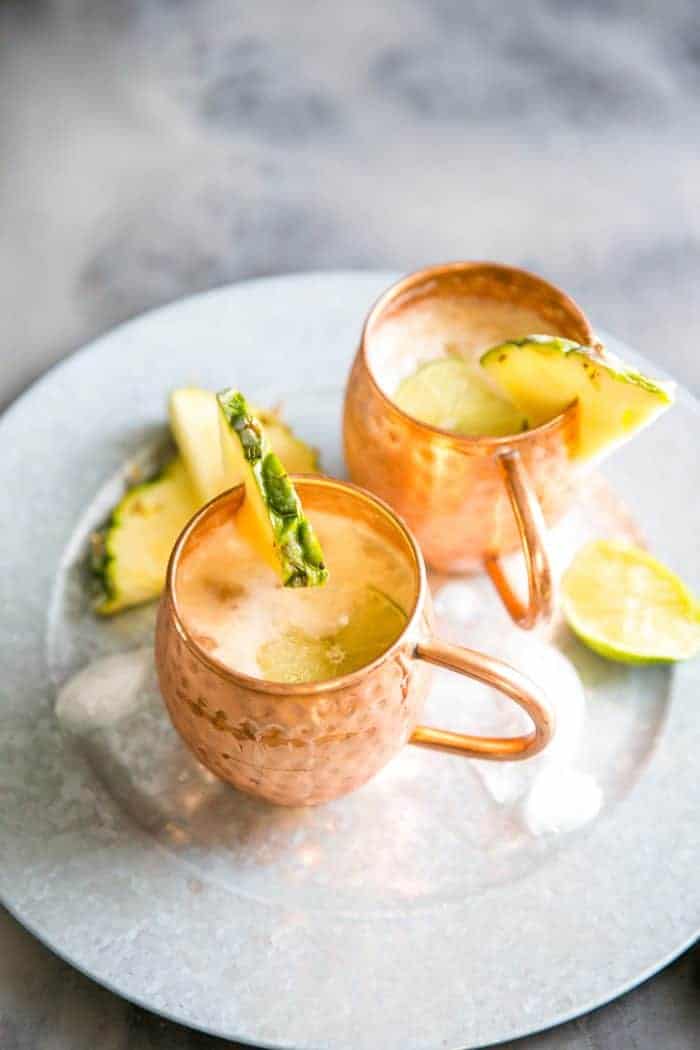 pina colada moscow mule drink