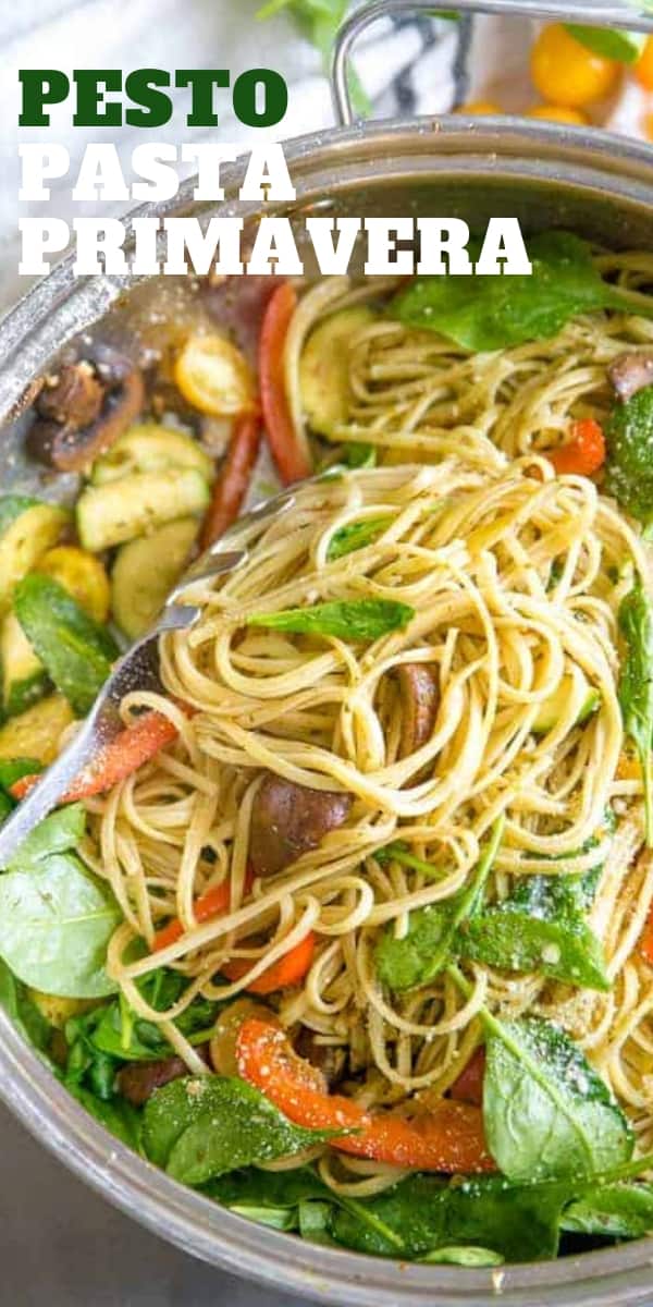 Easy Pesto Pasta Primavera Recipe Lemons for Lulu