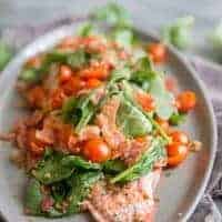 salmon dinner