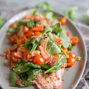 salmon dinner