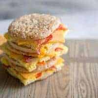 Denver omelet stacked