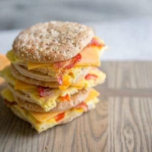 Denver omelet stacked