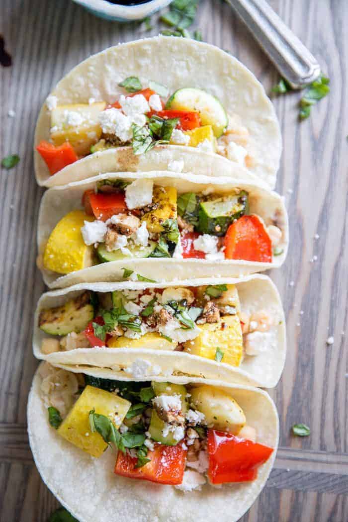 roasted veggie taco recipe