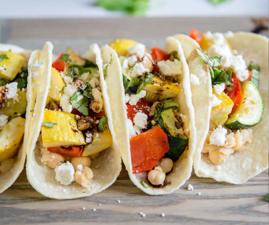 Roasted Veggie Taco Recipe | LemonsforLulu.com