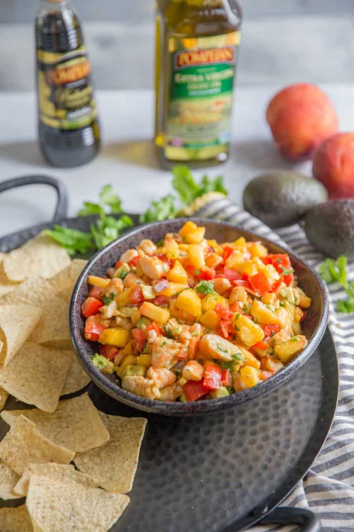 shrimp and peach salsa