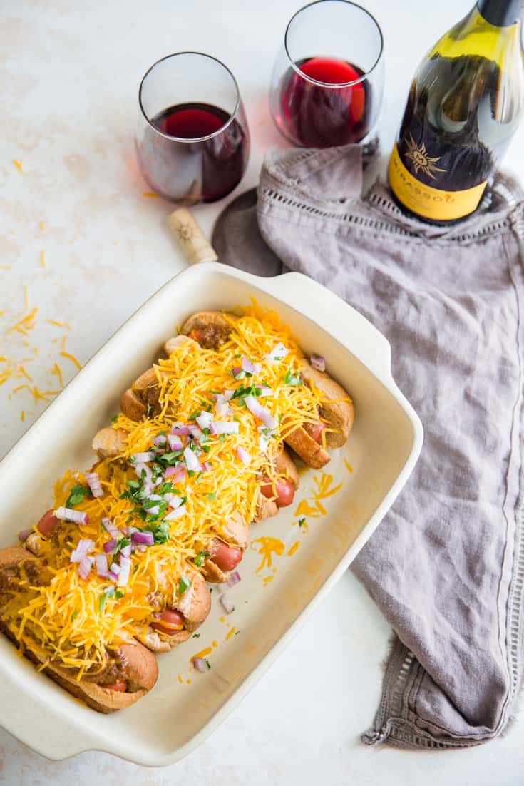 Chili Cheese Dogs + Mirassou Wine Pairing Lemons for Lulu Bloglovin’