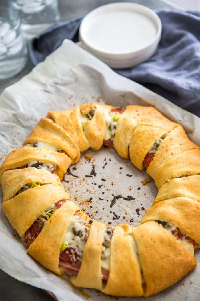 Antipasto Salad Crescent Ring Recipe