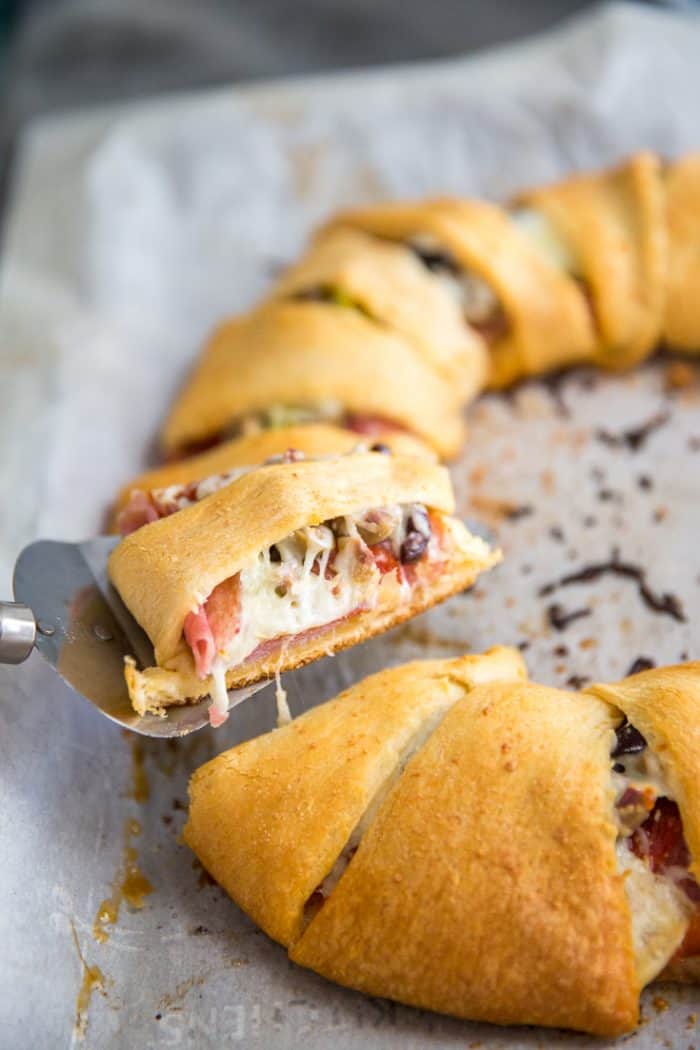 Antipasto Salad Crescent Ring Recipe