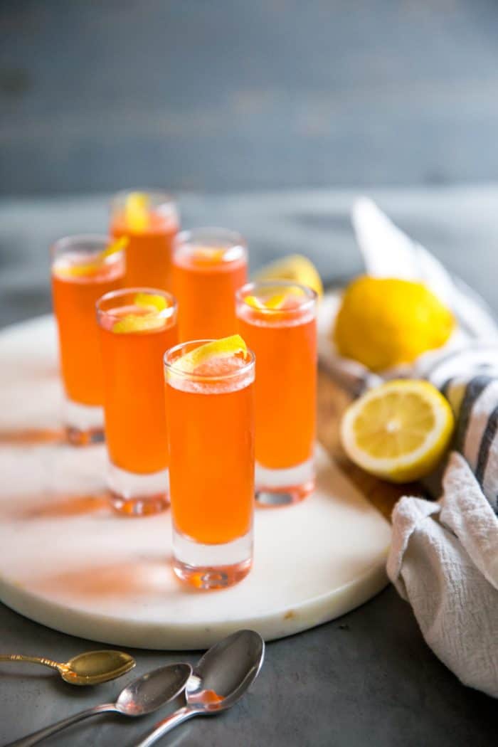 aperol spritz jello shots