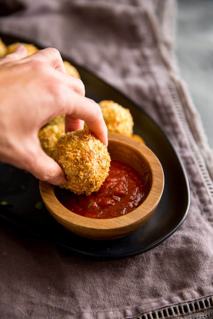 Baked Arancini Balls