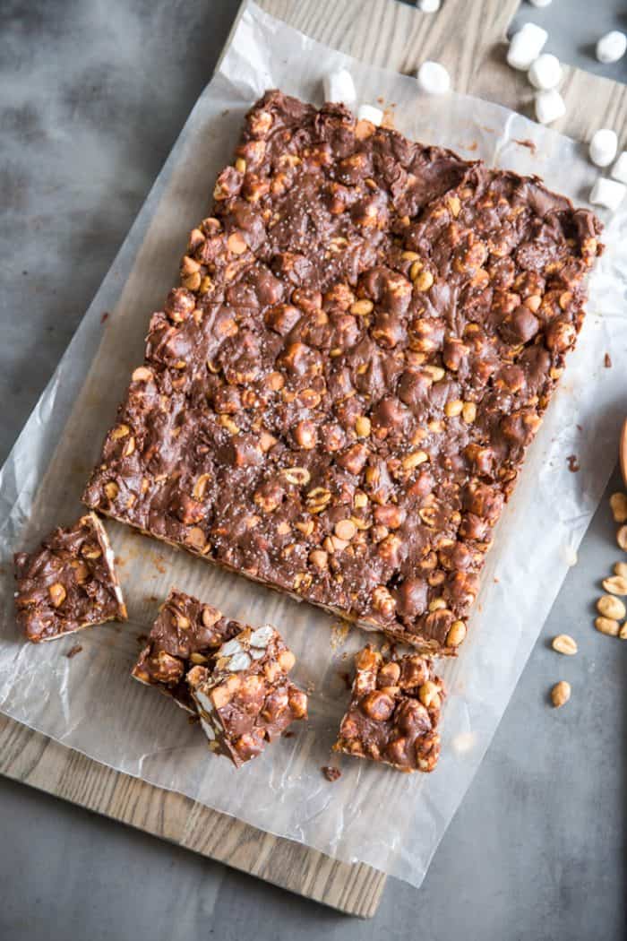 Caramel Rocky Road Candy