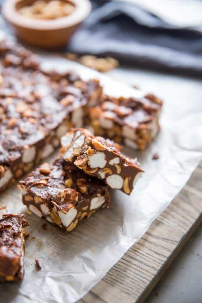 Caramel Rocky Road Candy