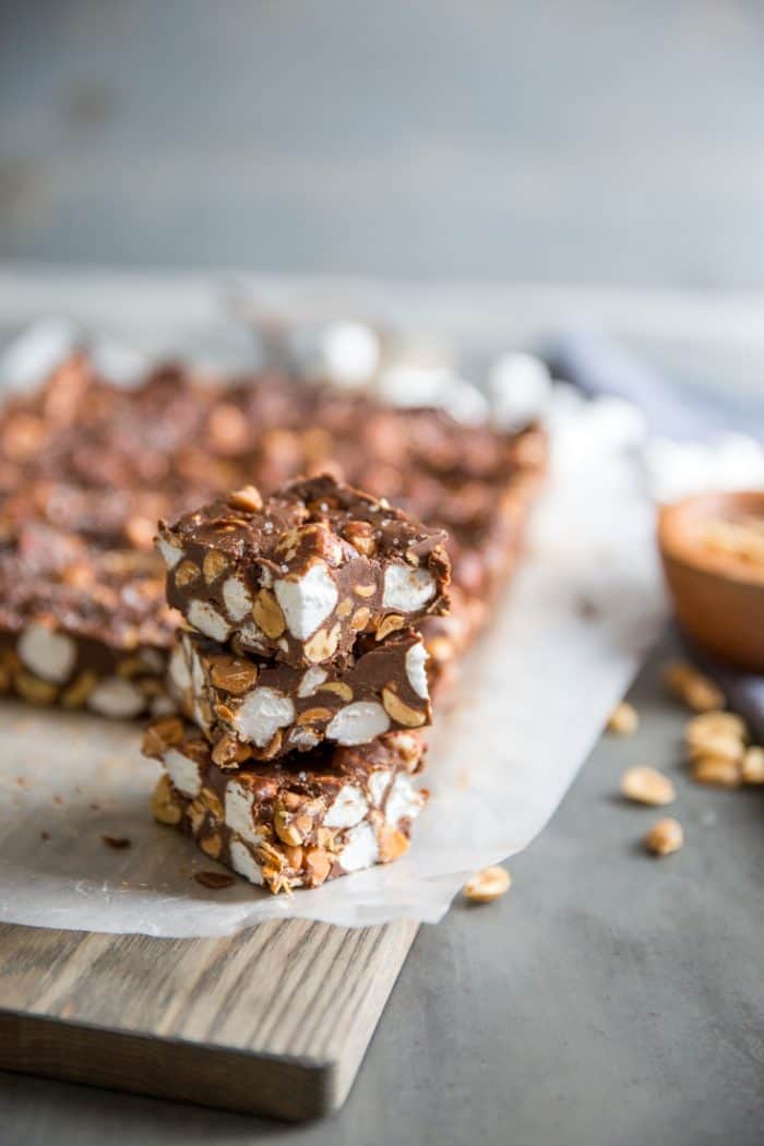 Caramel Rocky Road Candy