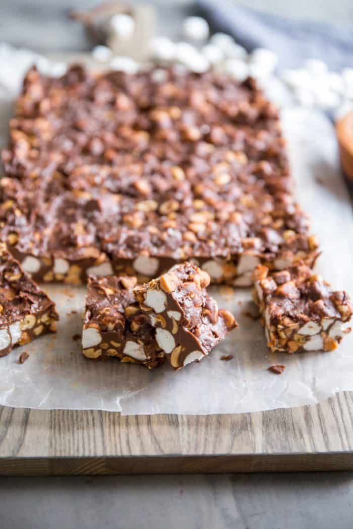 caramel rocky road candy