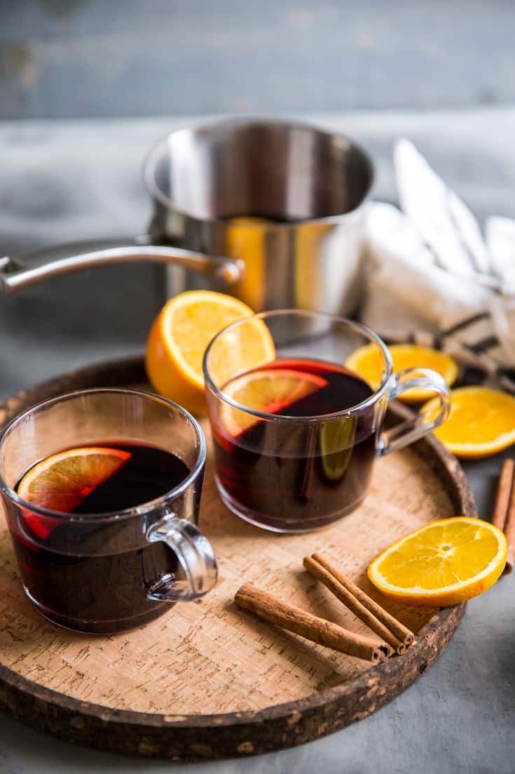 Warm Red Wine Sangria