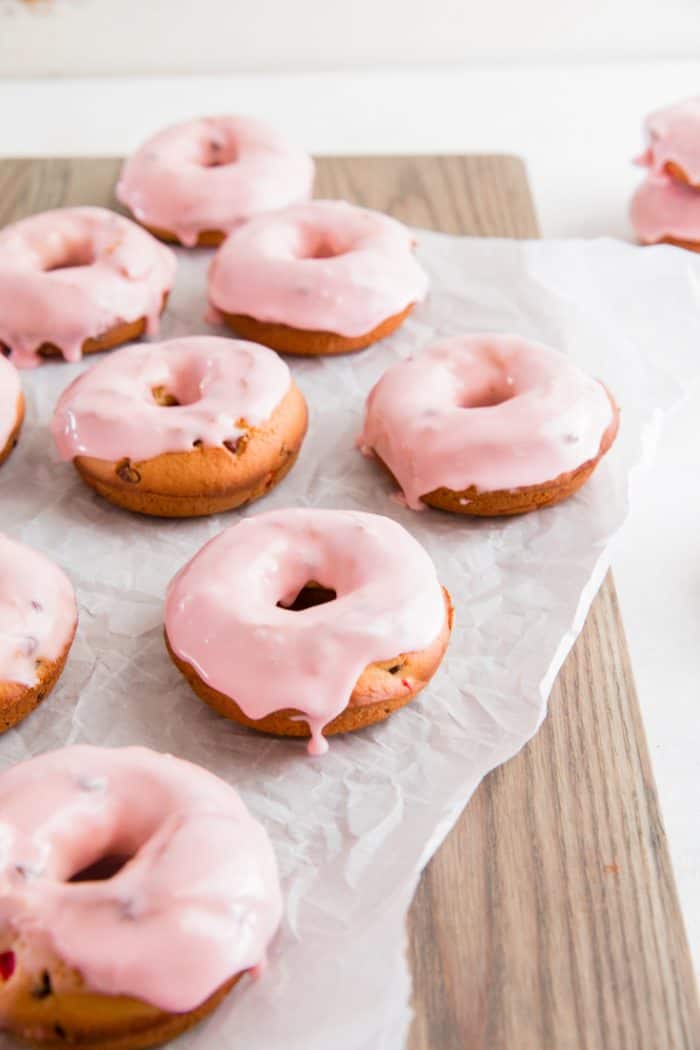 cherry chip cake donuts recipe