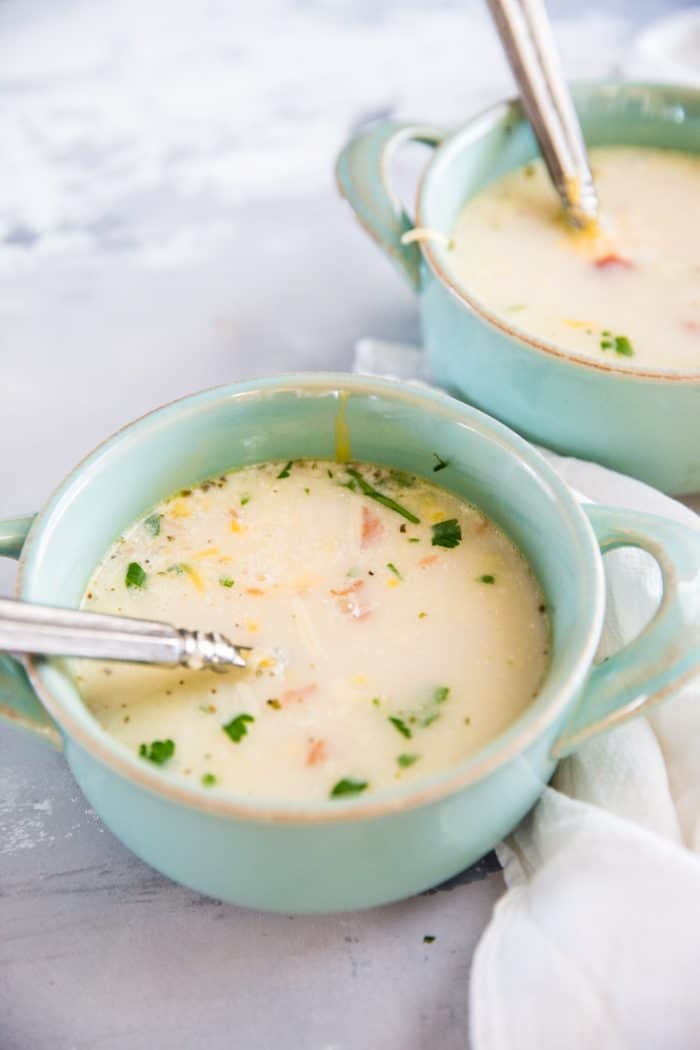 potato leek soup recipe with bacon