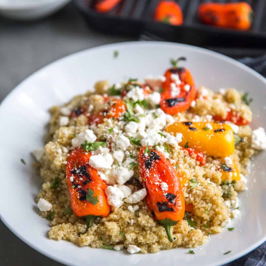 Quinoa with Roasted Peppers