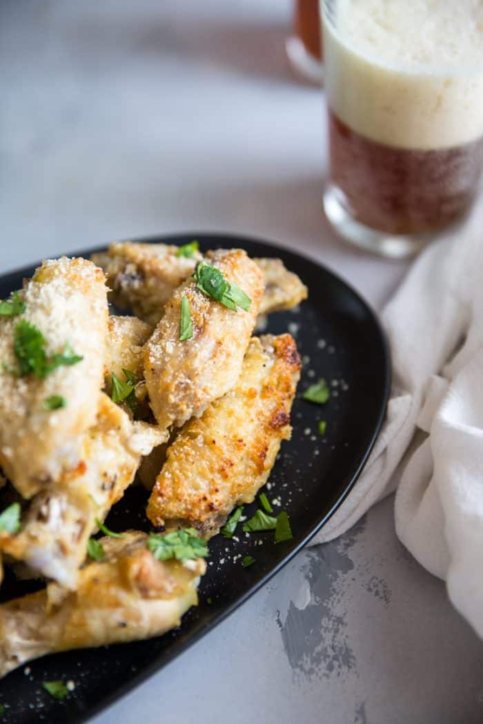 Garlic Parmesan Dry Rub Wings