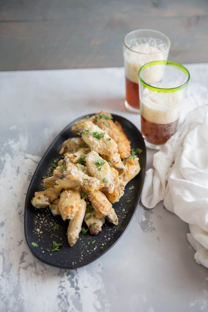 Garlic Parmesan Dry Rub Wings