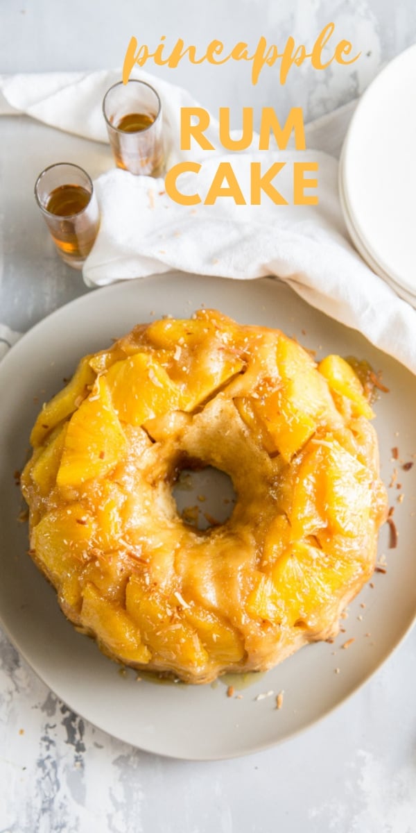 Pineapple Rum Cake