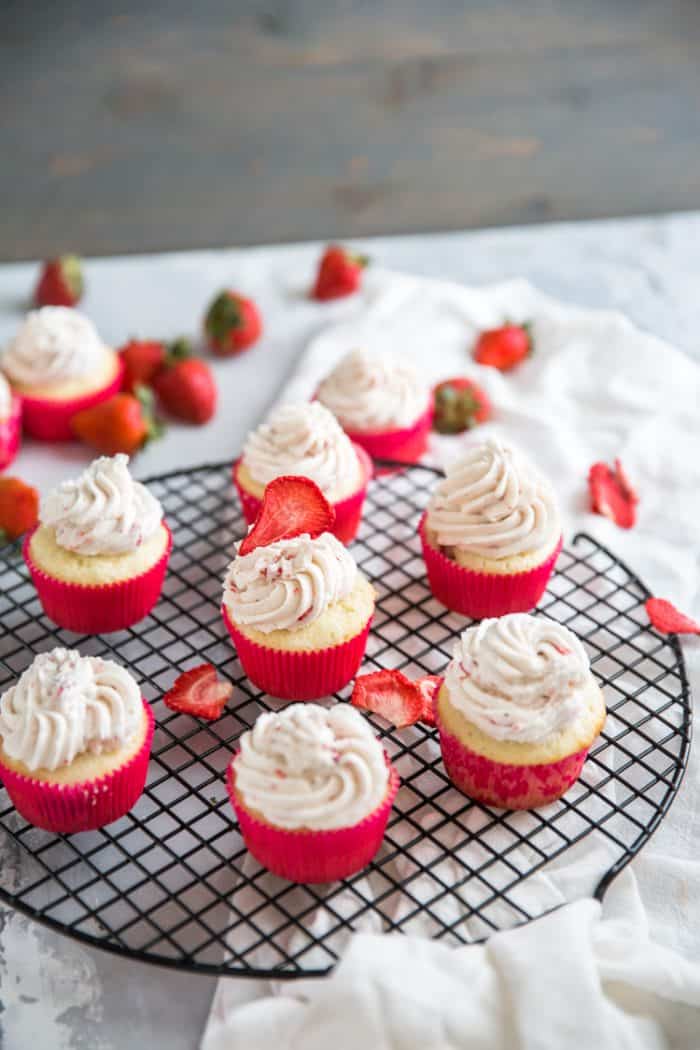 strawberry cupcakes