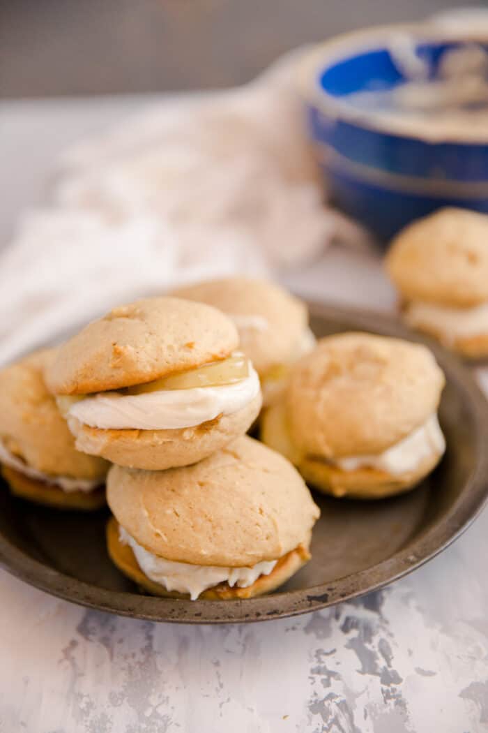 caramel apple whoopie pies