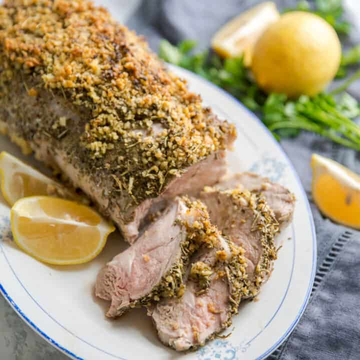 Herb Crusted Pork Roast