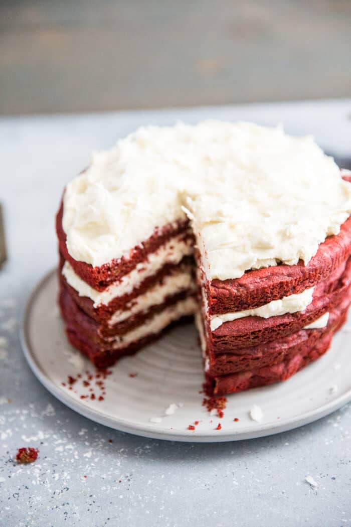 red velvet cookie cake