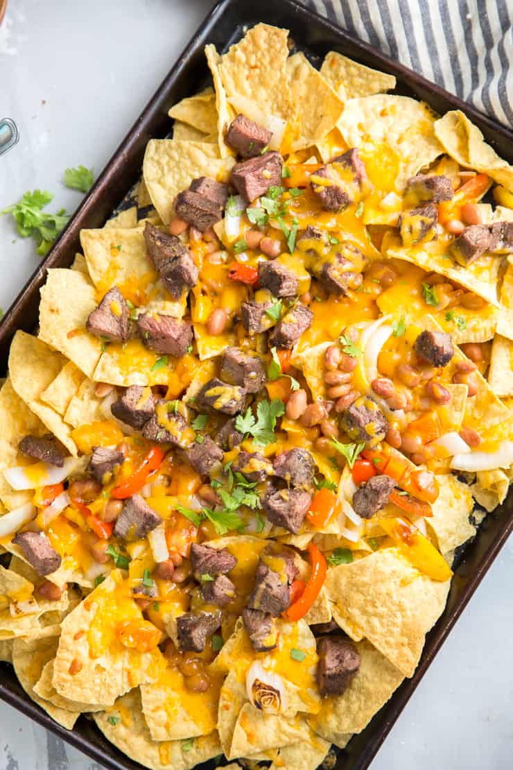 Fajita Steak Nachos