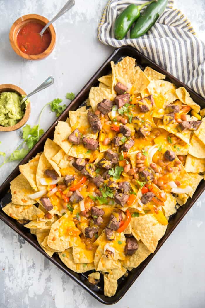 Fajita Steak Nachos