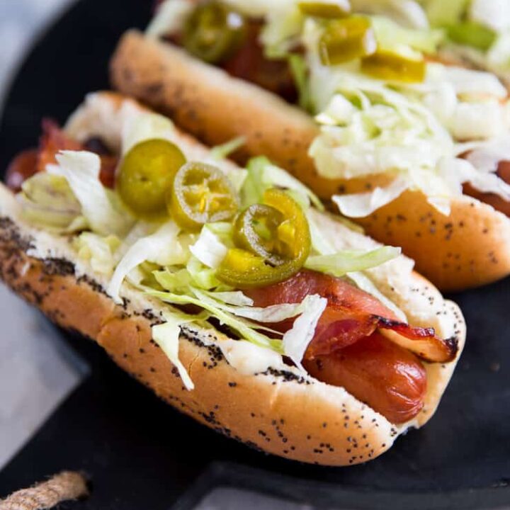 How To Make Good Hot Dogs : Leave the casing in the water and vinegar solution until you are ready to use it.