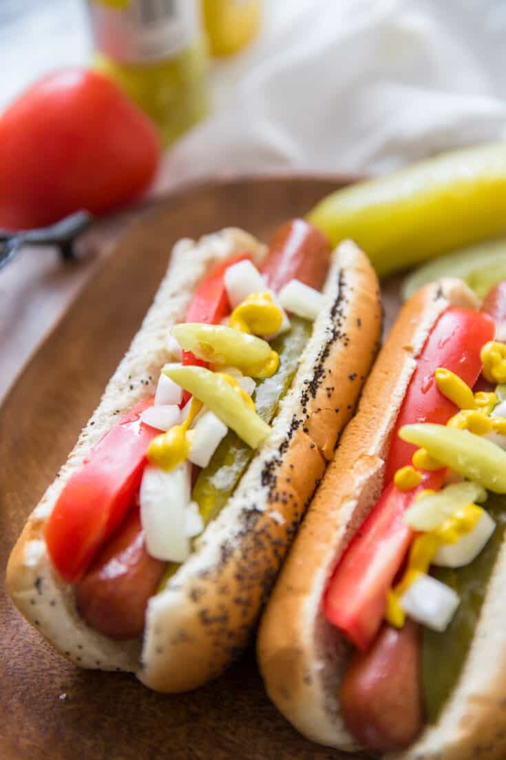 Chicago Style Hot Dog | LemonsforLulu.com