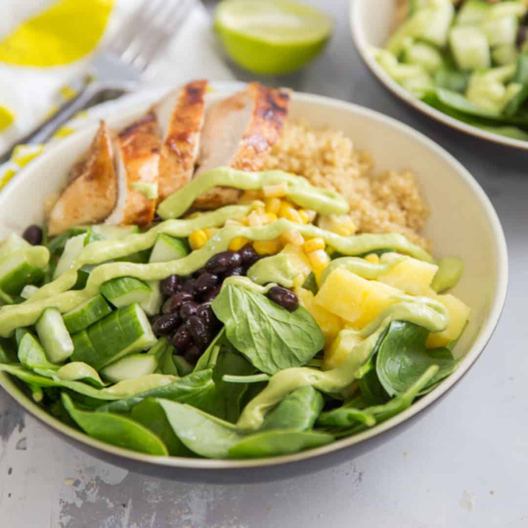 Jamaican Jerk Chicken Quinoa Bowl