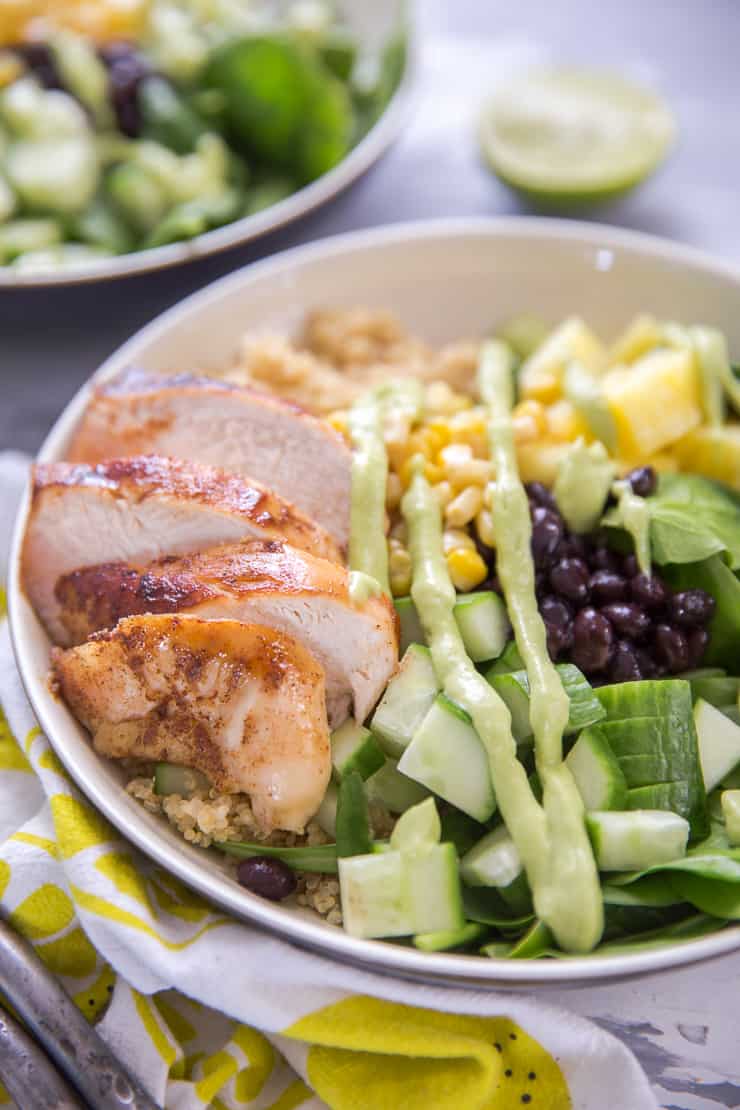 Jamaican Jerk Chicken Quinoa Bowl