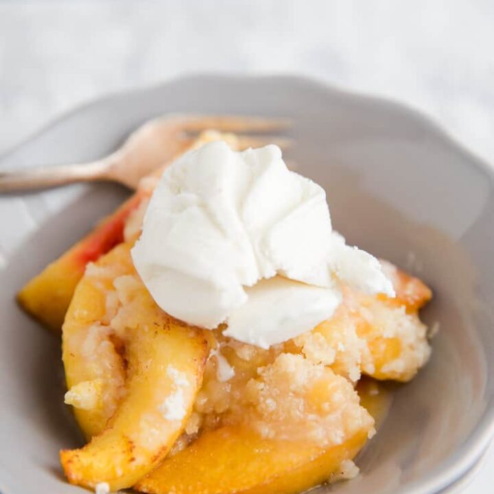 Easy Peach Cobbler-image